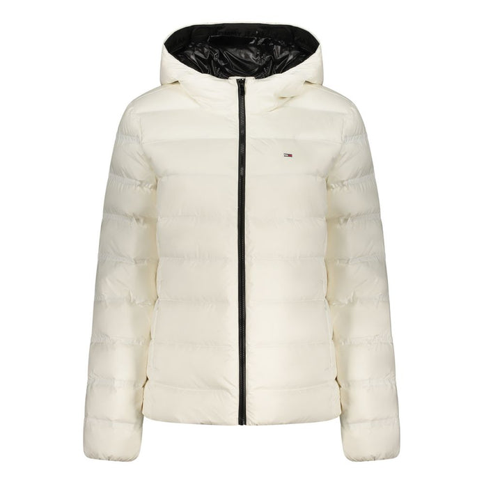 White Polyester Jackets & Coat