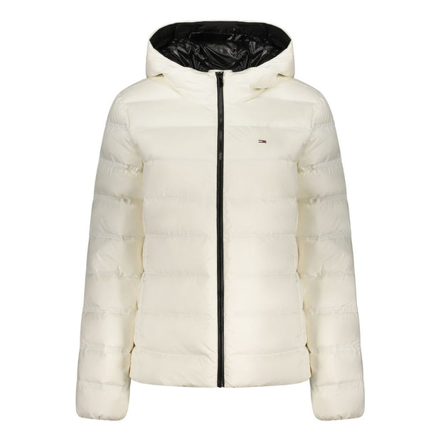 White Polyester Jackets & Coat