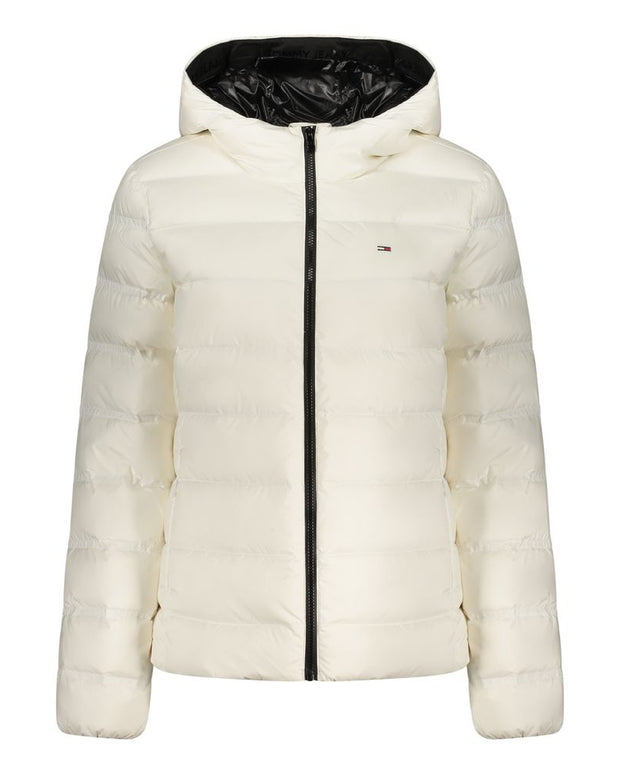 White Polyester Jackets & Coat