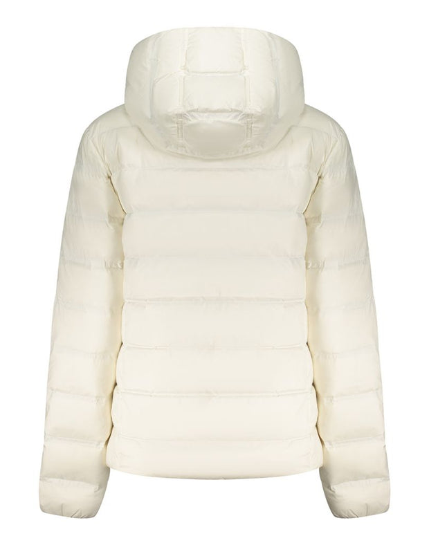 White Polyester Jackets & Coat