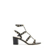 Black Calfskin Sandals