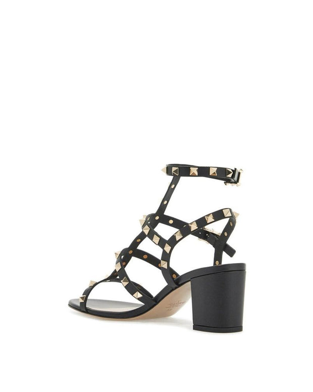 Black Calfskin Sandals