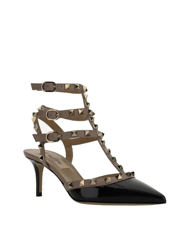 Black Calfskin High Heel Pumps