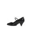 Black Calfskin High Heel Pumps