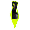 Yellow Calfskin High Heel Pumps
