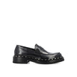 Black Calfskin Slip-On Loafers