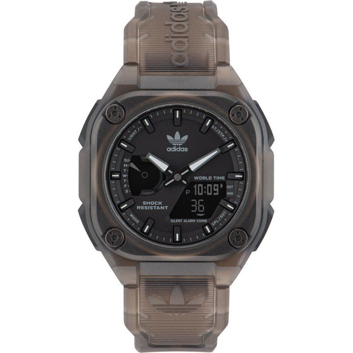 Brown Synthetic Sport Watch