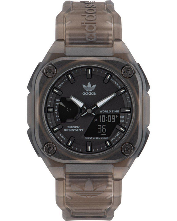 Brown Synthetic Sport Watch