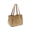 Beige Leather Handbag
