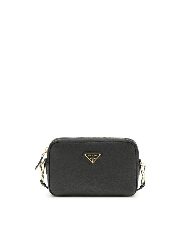 Black Calf Leather Bos Taurus Shoulder Bag