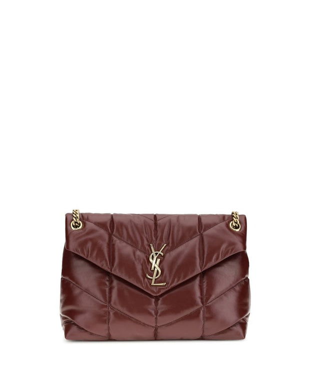 Bordeaux Calf Leather Bos Taurus Shoulder Bag