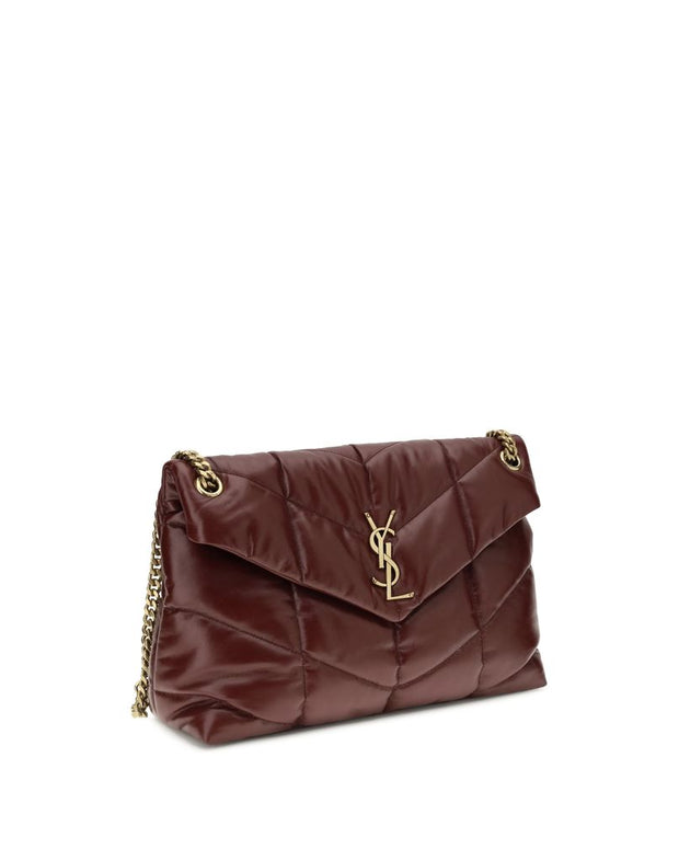 Bordeaux Calf Leather Bos Taurus Shoulder Bag