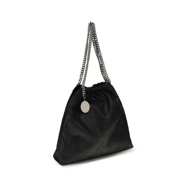Black Polyester Shoulder Bag