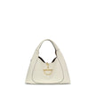 White Calf Leather Bos Taurus Shoulder Bag