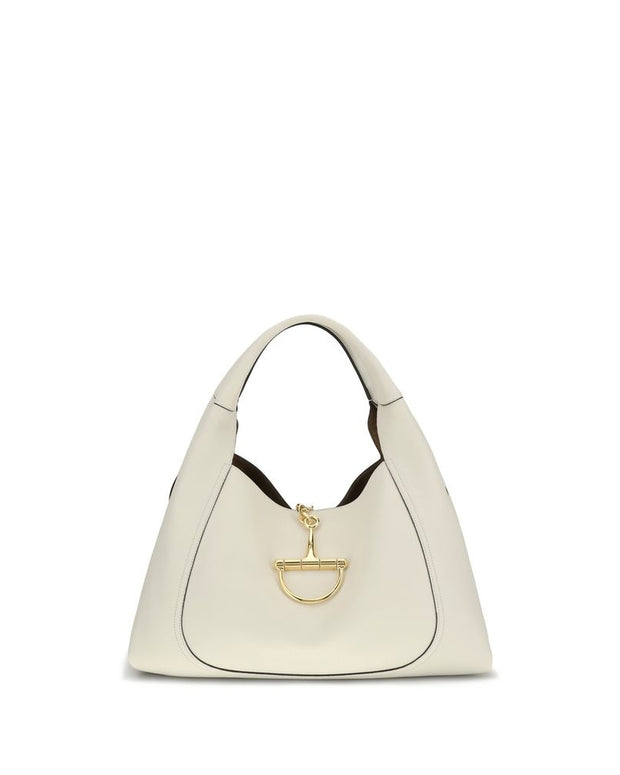 White Calf Leather Bos Taurus Shoulder Bag