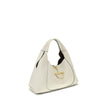 White Calf Leather Bos Taurus Shoulder Bag