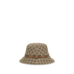 Beige Polyester Bucket Hat
