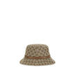 Beige Polyester Bucket Hat