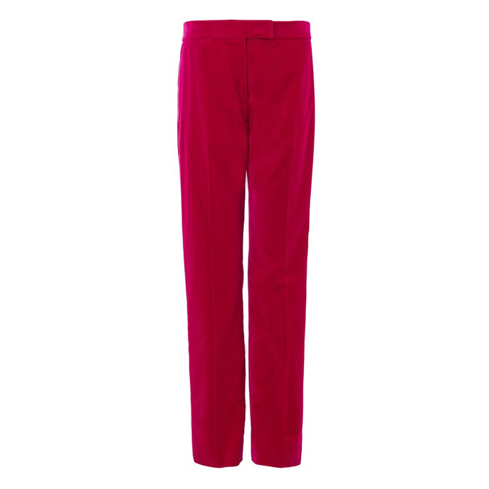 Fuchsia Cotton Dress Pants