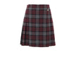 Bordeaux Wool Mini Skirt