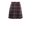 Bordeaux Wool Mini Skirt