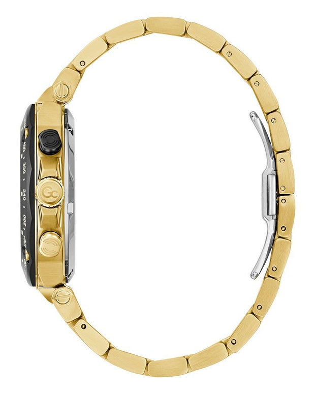 Gold Stainless Steel Sport Watch