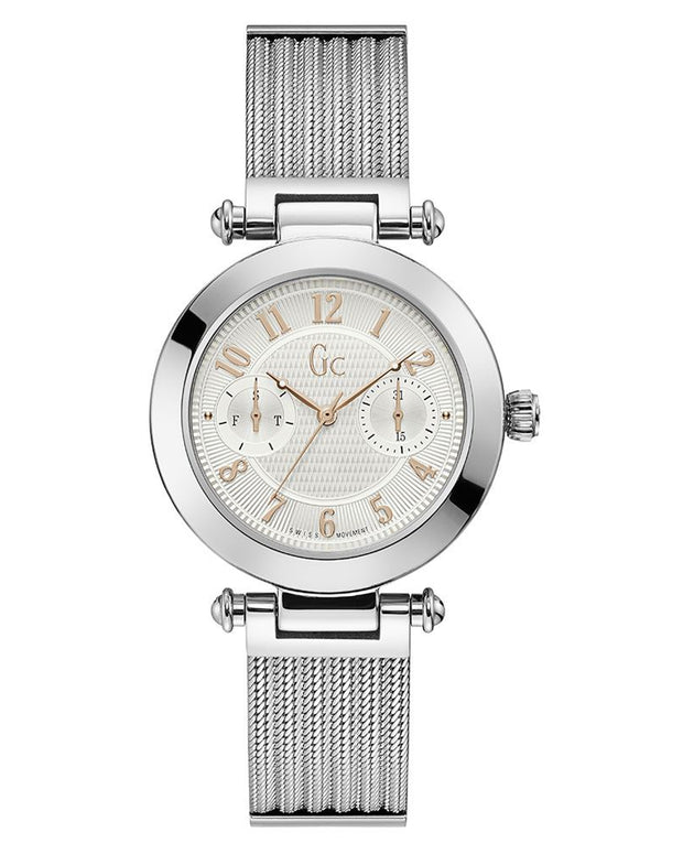 Gray Stainless Steel Dress Watch