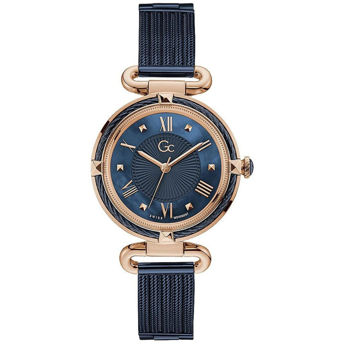Blue Stainless Steel Dress Watch