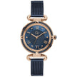 Blue Stainless Steel Dress Watch