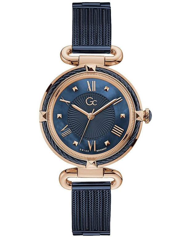 Blue Stainless Steel Dress Watch