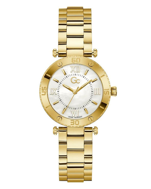 Gold Stainless Steel Dress Watch