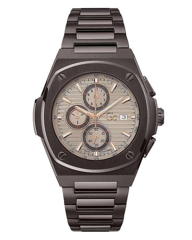 Gray Stainless Steel Dress Watch