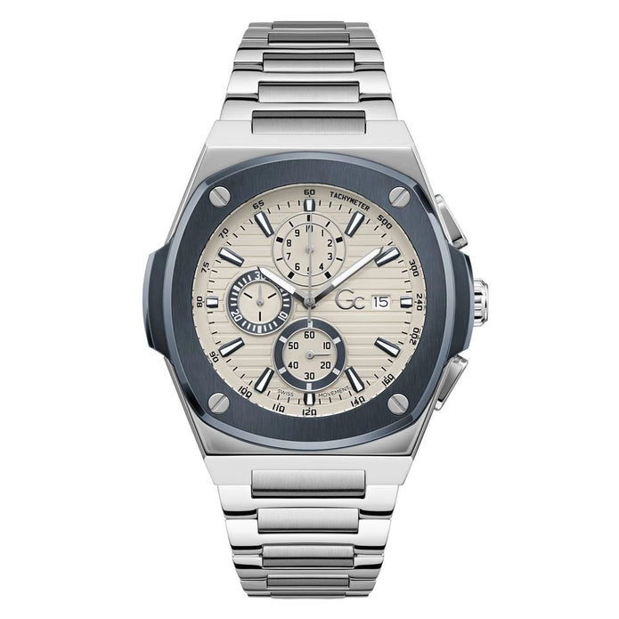 Gray Stainless Steel Dress Watch