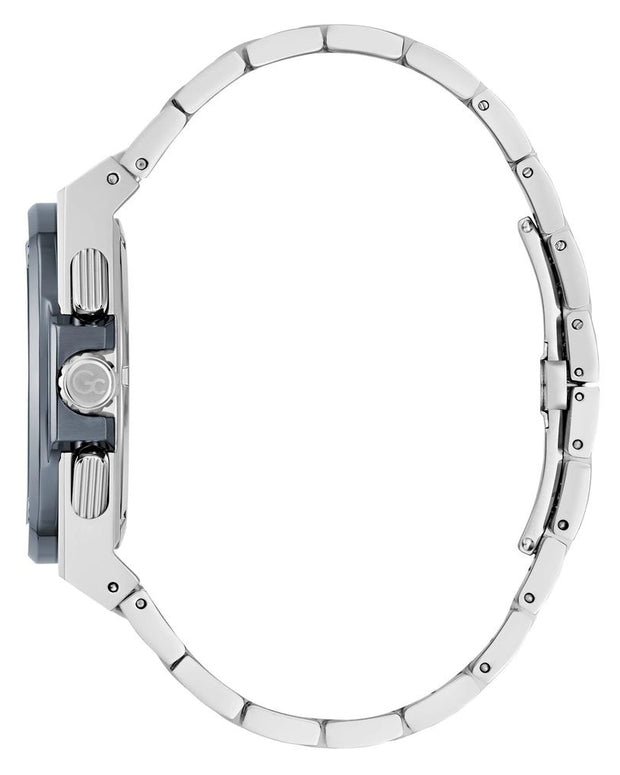 Gray Stainless Steel Dress Watch