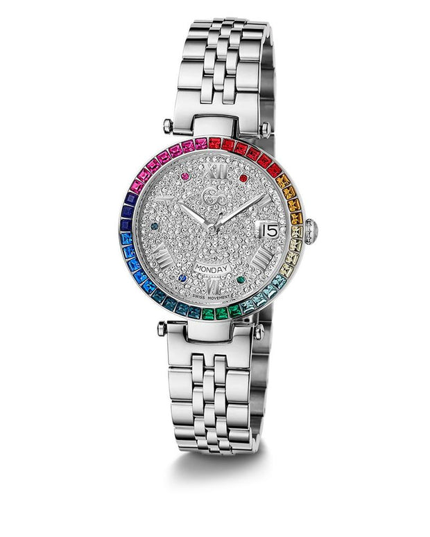 Gray Stainless Steel Bracelet Watch