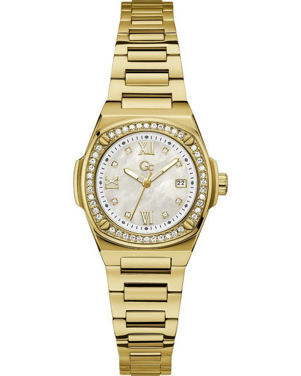 Gold Stainless Steel Dress Watch