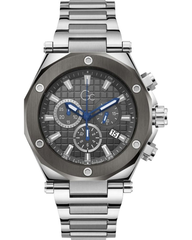 Gray Stainless Steel Bracelet Watch