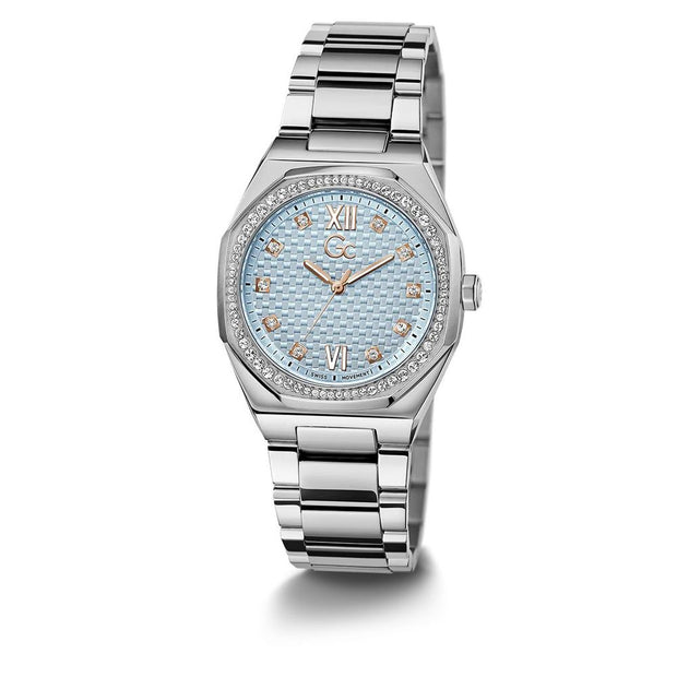 Gray Stainless Steel Dress Watch