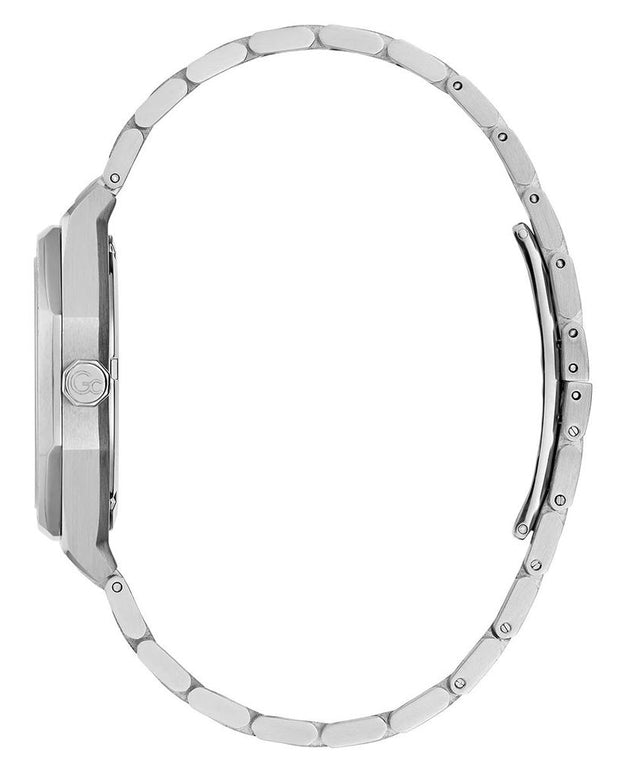 Gray Stainless Steel Dress Watch