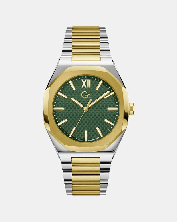 Gold Stainless Steel Dress Watch
