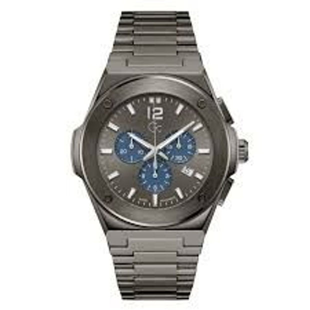 Gray Stainless Steel Dress Watch