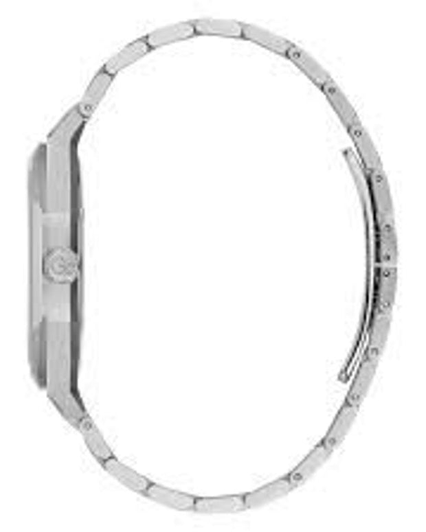 Gray Stainless Steel Dress Watch