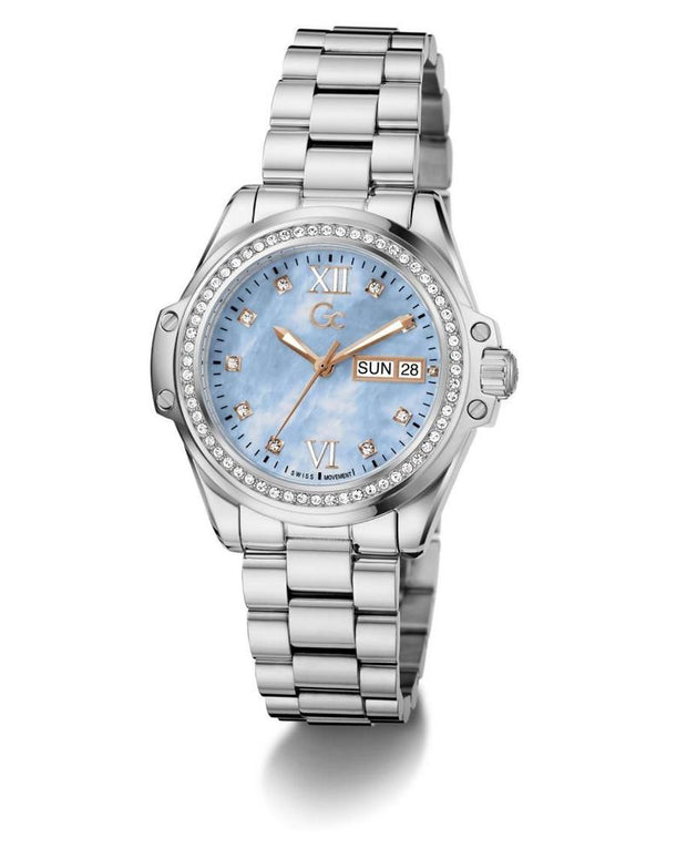 Gray Stainless Steel Dress Watch