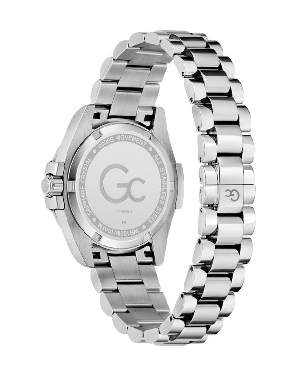 Gray Stainless Steel Dress Watch
