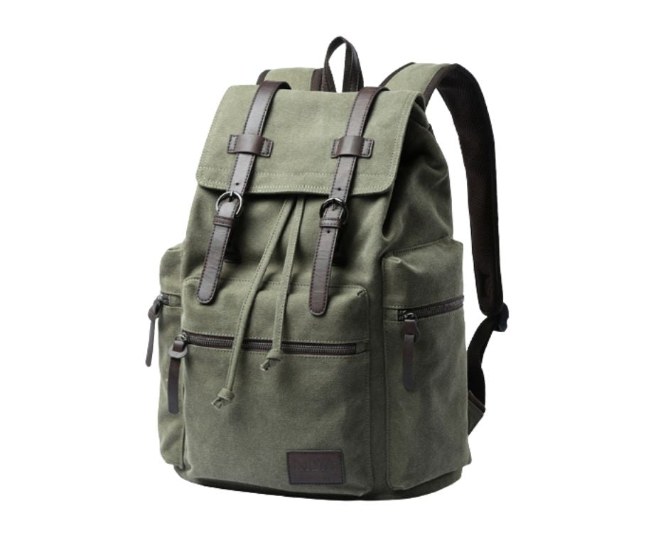 Adventure Meets Function – Canvas Backpack with Laptop Compartment
