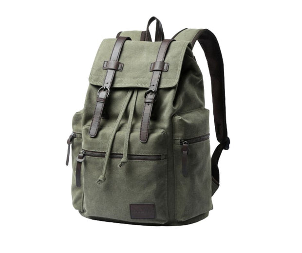 Adventure Meets Function – Canvas Backpack with Laptop Compartment